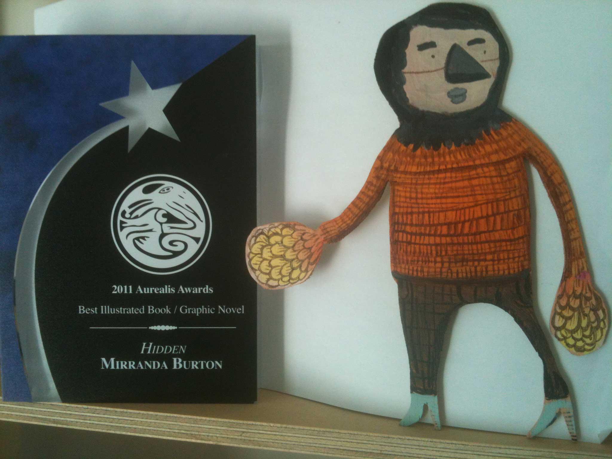 Mirranda Burton Hidden Aurealis Award 2011 Best Graphic Novel